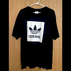 Adidas black and white XL t shirt